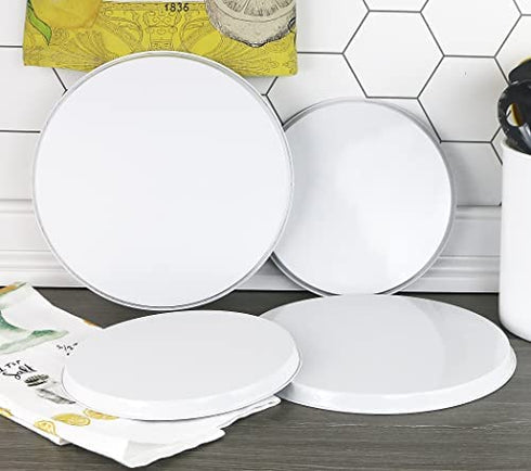 Reston Lloyd Electric Stove Burner Covers, Set of 4, White